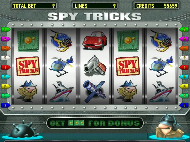 Онлайн слоты «Spy Tricks» от Fresh казино
